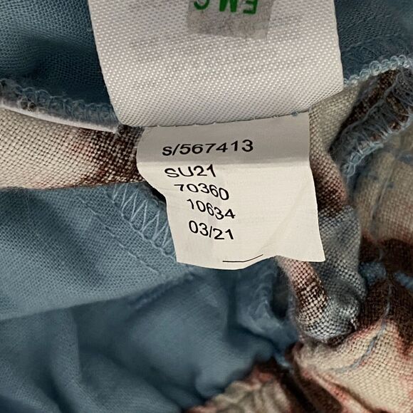 Ann Taylor LOFT 2021 Linen Blend Paperbag Shorts Women's Size Medium - Picture 4 of 7